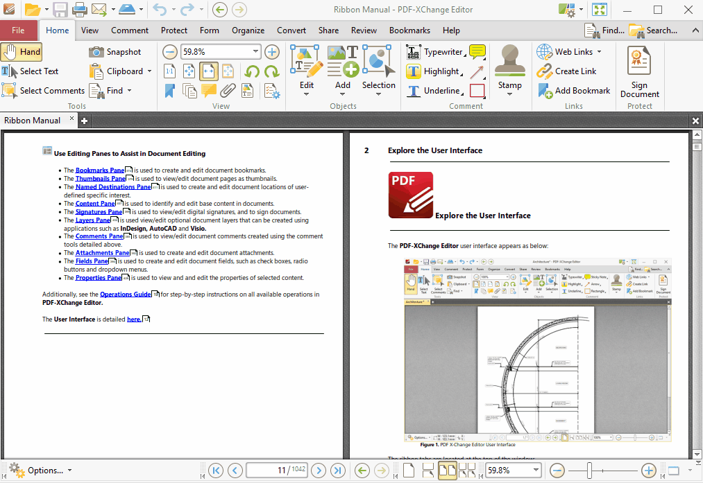 pdf xchange viewer thumbnails