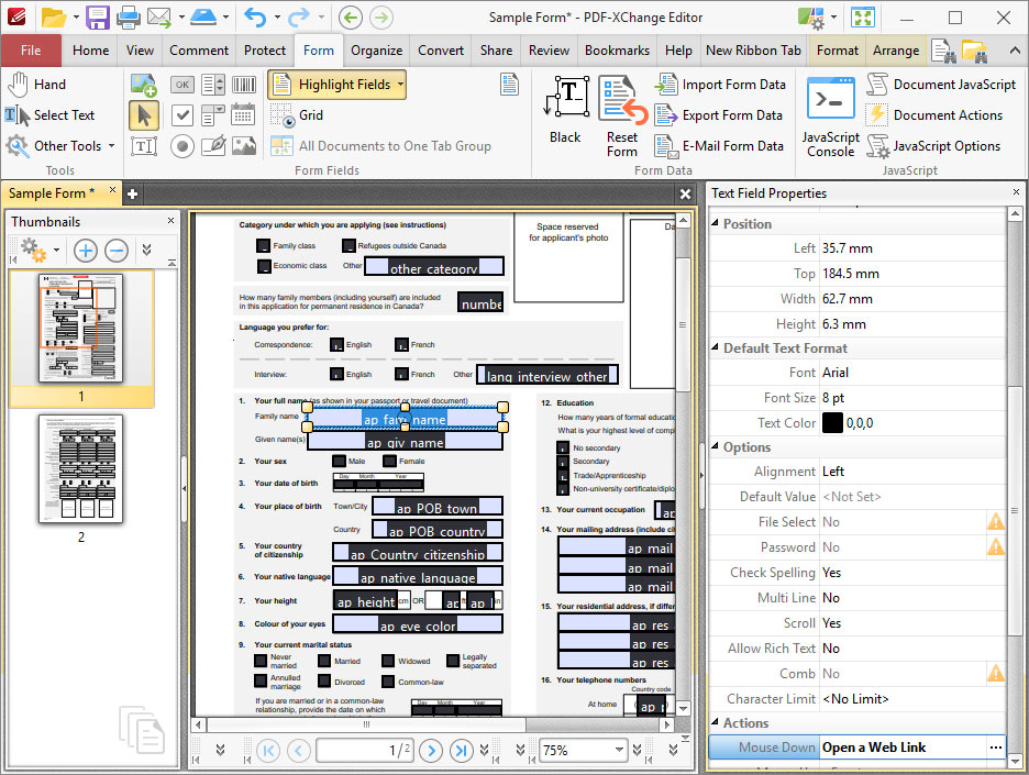 pdf creation software for fillable forms