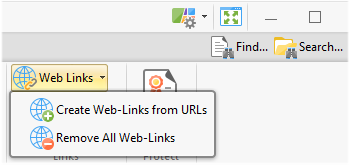Create/Edit/Remove Weblinks