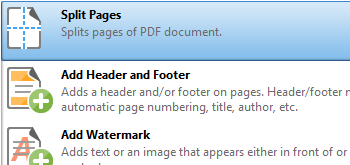 Split Document Pages