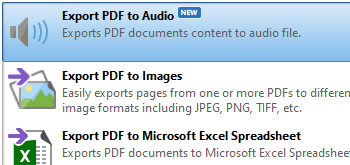 Export PDF Text to Audio Format