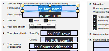 Create/Edit Fillable Forms