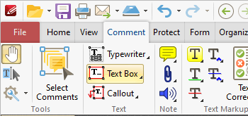 Add Text Box Annotations to Documents