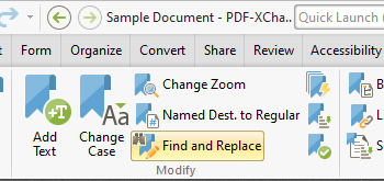 Find and Replace Bookmark Text