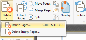 Delete Document Pages
